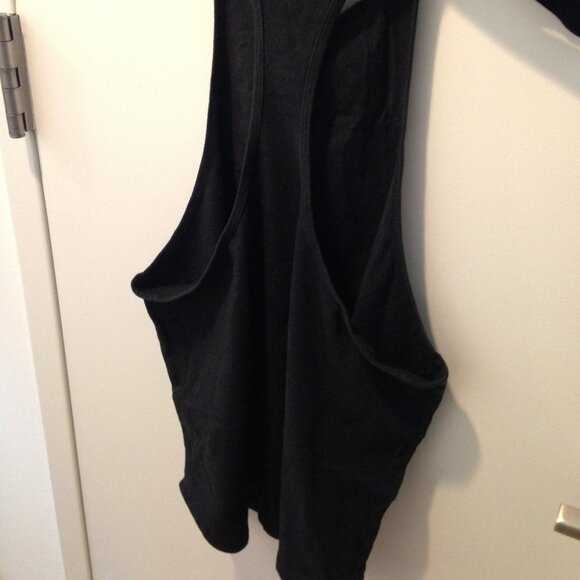 Adidas Black Muscle Tee with Pink Logo - Picture 6 of 15